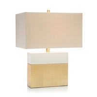 Cream Gold Table Lamp