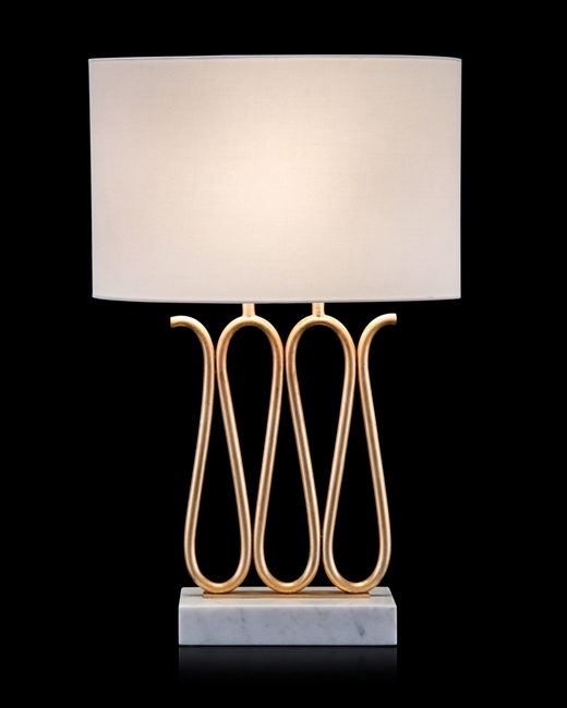 Ribbon of Gold Table Lamp