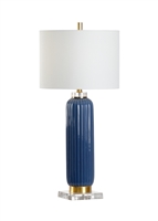 Samuel Ceramic Lamp - Blue