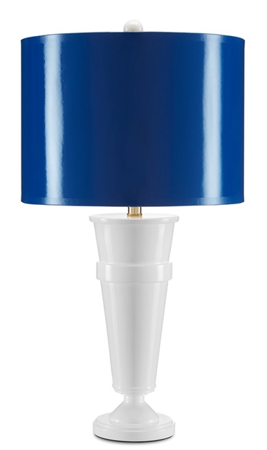 Mister M White Table Lamp