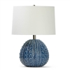 Sanibel Ceramic Table Lamp - Blue