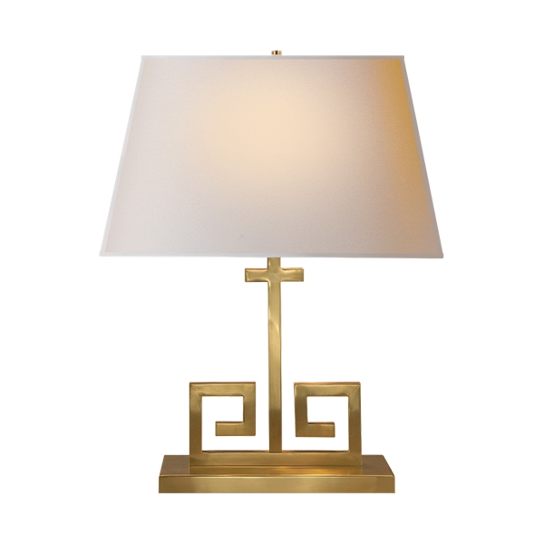 Greek Key Table Lamp