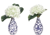 â€‹Hydrangea, White, Ceramic Vase