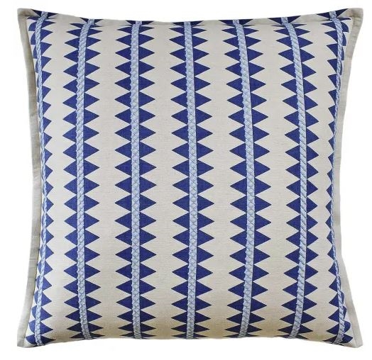 Reno Stripe Embroidery Pillow