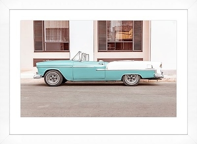 Cuban Car, Green and White