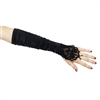 Adult Gloves - Black/Beaded
