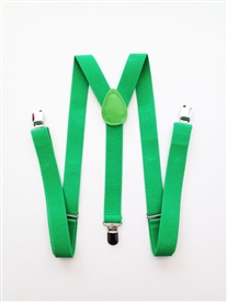 Boys Suspenders - Green