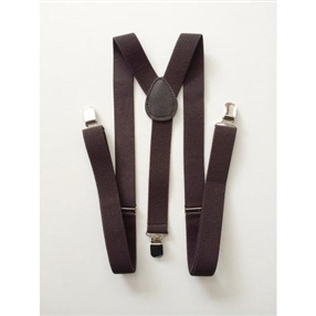 Boys Suspenders - Coco Brown