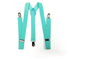 Boys Suspenders - Mint Green