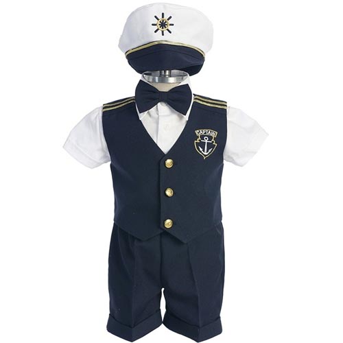 Baby & Boys Captain Suit