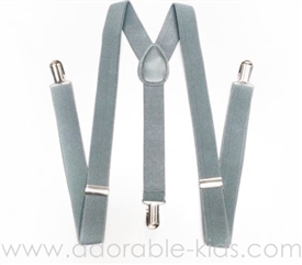 Boys Suspenders - GRAY