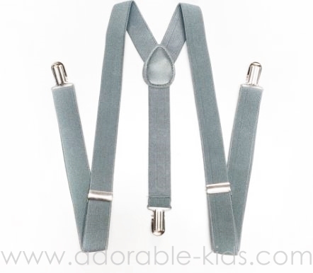 Boys Suspenders - GRAY