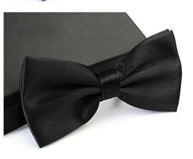 Satin Bowtie - Black