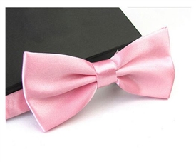 Boys Silky Satin Bowtie - PINK