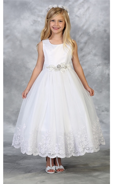 Aisha Tulle Dress - White