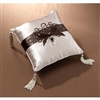 Brown Wedding Ring Pillow