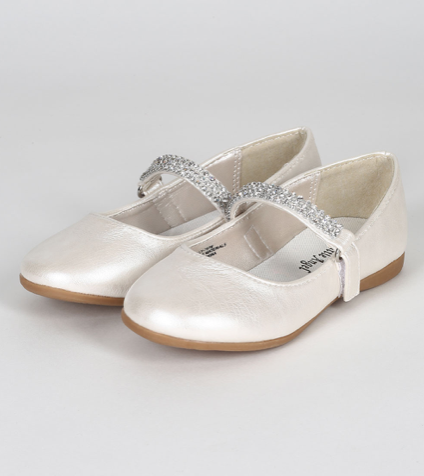 Kelly Girls Flat Shoes - IVORY