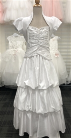 Nina First Communion Gown: White