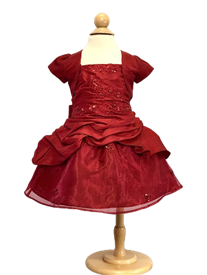 Sally Baby Girls Dress:  RED