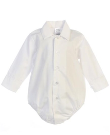 Onesie Dress shirt: WHITE