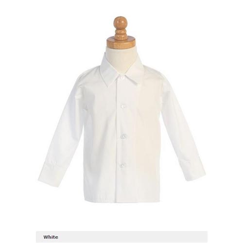 Boys White Dress Shirt - long sleeves