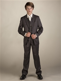 Edward 5pc Boys Suit - BROWN