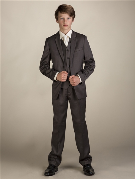 Edward 5pc Boys Suit - BROWN