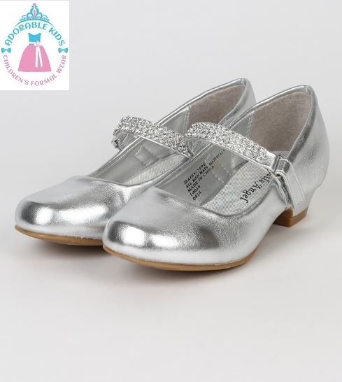 Mia Girl's Dress Shoes - SILVER