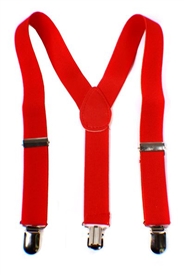 Boys Suspenders - Red