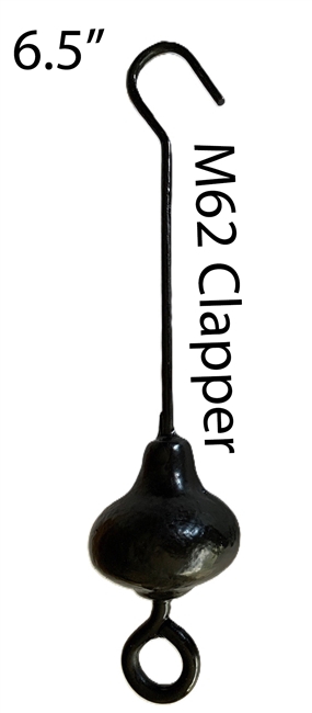 C.S. Bell M62 Clapper, includes leather lanyard