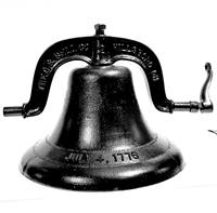 cast iron freedom bell