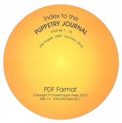 Index to the Puppetry Journal, Vols 1-69: 1949-2019 - CD-Rom