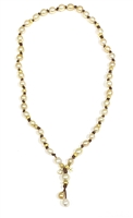 Wendy Mignot South Sea Gold Pearl and Leather Symphony Special Necklace