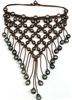 photo of Wendy Mignot Tahitian Pearl and Leather Metropolitan Necklace
