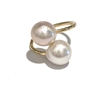 photo of Ohana Freshwater Pearl Single Wrap 14k Gold Filled Ring White