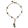 photo of Wendy Mignot Seacrest Tahitian Pearl and Leather Necklace