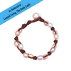 photo of Wendy Mignot Toboga Freshwater Pearl and Leather Bracelet White