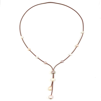 photo of Wendy Mignot Emmy Lariat Freshwater Pearl Necklace