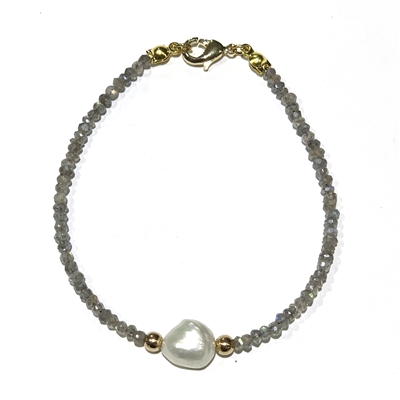 Makai Labradorite Pearl Necklace