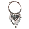 photo of Wendy Mignot New Urban Tahitian Pearl and Leather Necklace