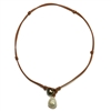 photo of Wendy Mignot Carter Tahitian and Freshwater Pearl and Leather Necklace