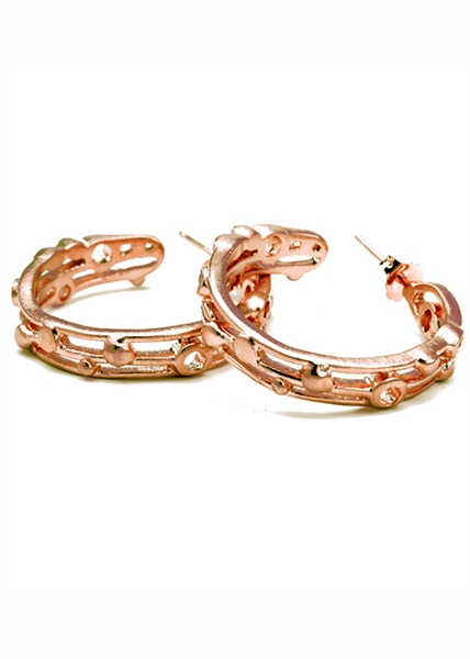 Atomic Small Hoop earrings by Janesko