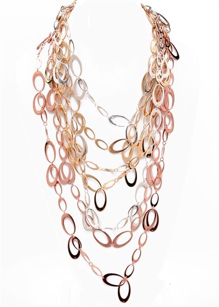 435 Hanging Links necklace by Janesko