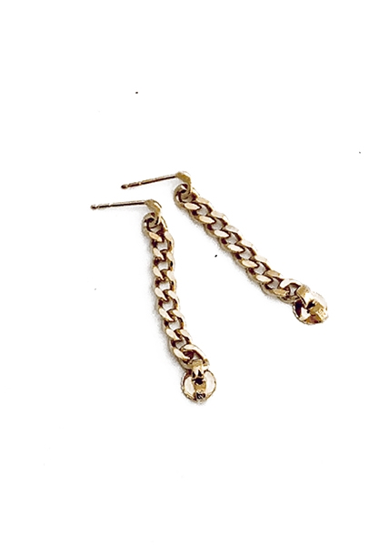 Rail Chain Earrings by Janesko