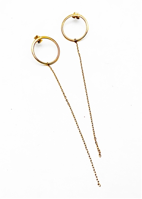 Overnight Hoop Earrings by jewelry designer Jennifer Janesko