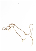 Curve Lariat Necklace by Janesko