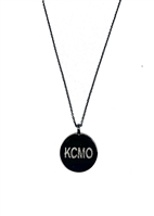Custom Black KCMO Necklace