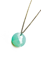 Custom Aquamarine Pendant Necklace by Janesko