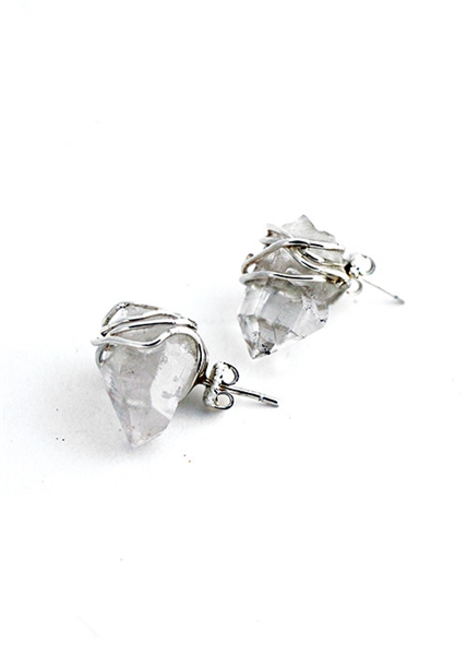 Custom Crystal Stud Earrings by Janesko