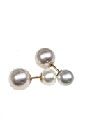 Custom Double Ended 14k Gold Pearl Earrings by Janesko